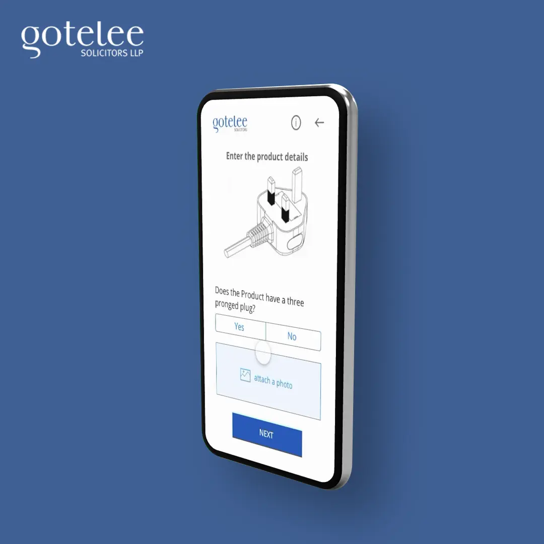 Gotelee custom mobile app on mobile phone