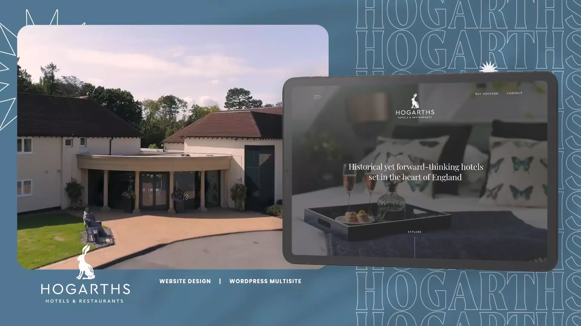 Hogarths website mockup featured image widescreen