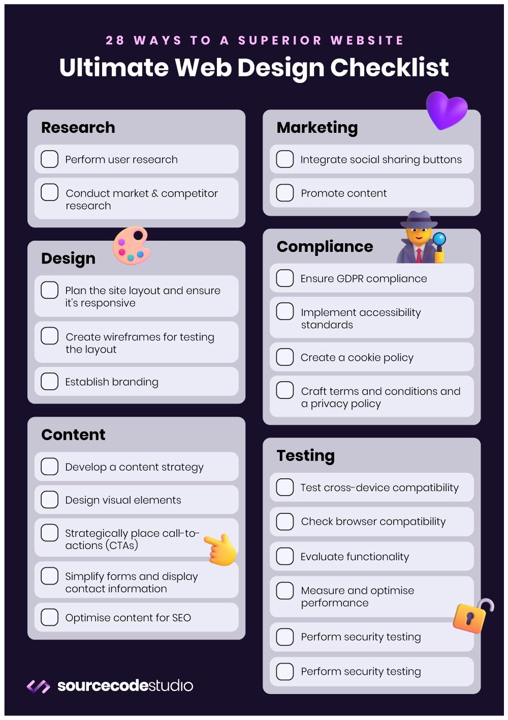 Ultimate Web Design Checklist: 28 Ways To A Superior Website