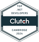 Top .NET Developers Cambridge 2024 Badge Clutch